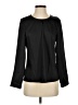 J.Crew 100% Polyester Black Long Sleeve Blouse Size S - photo 1