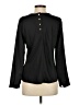 J.Crew 100% Polyester Black Long Sleeve Blouse Size S - photo 2