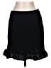 Leith 100% Polyester Solid Black Casual Skirt Size S - photo 1