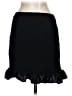 Leith 100% Polyester Solid Black Casual Skirt Size S - photo 2