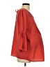 OCTAVIA Maternity Red 3/4 Sleeve Blouse Size S - photo 4