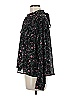 Lea & Viola 100% Polyester Floral Black Long Sleeve Blouse Size M - photo 5