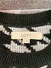 Ann Taylor LOFT Houndstooth Black Pullover Sweater Size S - photo 7