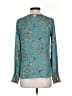 Gimmicks 100% Polyester Teal 3/4 Sleeve Blouse Size XS - photo 2