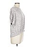Assorted Brands Gray Silver Short Sleeve Top Size L - photo 4