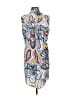 Mechant Paisley White Sleeveless Button-Down Shirt Size M - photo 2