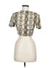 Hera Collection Animal Print Ivory Short Sleeve T-Shirt Size M - photo 2