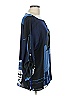 Sisley 100% Polyester Blue 3/4 Sleeve Blouse Size L (estimated) - photo 4