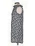 Halogen Print Silver Casual Dress Size XXS - photo 5
