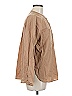 Samsoe Samsoe 100% Cotton Solid Tan Long Sleeve Button-Down Shirt Size M - photo 4