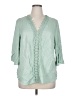 Shein Curve 100% Polyester Green 3/4 Sleeve Blouse Size 14 Plus (1) - photo 1