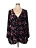 Torrid Black 3/4 Sleeve Blouse Size 4X Plus (4) - photo 1