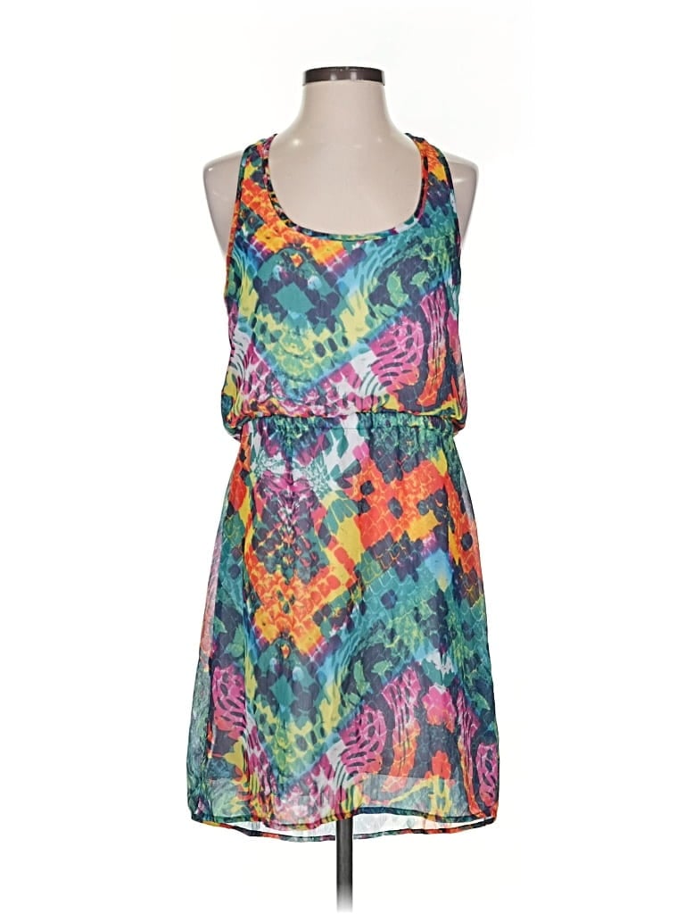 Pre-owned Eyeshadow Casual Dress In Blue