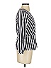 J.Crew 100% Cotton Blue 3/4 Sleeve Blouse Size 0 - photo 4