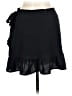 Pink Lily 100% Polyester Solid Black Casual Skirt Size M - photo 2