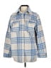 H&M Plaid Blue Coat Size XS - photo 1