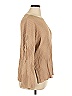 Adrienne Landau Quartz Chevron-herringbone Tan Pullover Sweater Size XL - photo 4