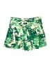 Elevenses 100% Rayon Print Green Shorts Size 2 - photo 1