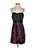 Elle Paisley Black Cocktail Dress Size 4 - photo 1