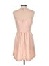 BCBGeneration 100% Polyester Solid Pink Casual Dress Size 10 - photo 2
