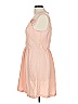 BCBGeneration 100% Polyester Solid Pink Casual Dress Size 10 - photo 5