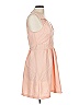 BCBGeneration 100% Polyester Solid Pink Casual Dress Size 10 - photo 4