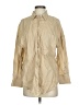 Zara Tan Long Sleeve Button-Down Shirt Size S - photo 1