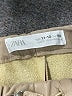 Zara 100% Polyester Solid Gold Casual Pants Size 11 - 12 - photo 3