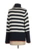 Free Assembly 100% Cotton Stripes Blue Turtleneck Sweater Size XS - photo 2