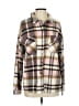 Unbranded Plaid Brown Fleece Size S - photo 1