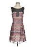Mara Hoffman 100% Polyester Graphic Gray Casual Dress Size 4 - photo 1