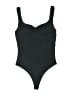Babaton Solid Black One Piece Swimsuit Size S - photo 1