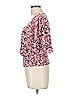 Maurices 100% Rayon Pink 3/4 Sleeve Blouse Size L - photo 5