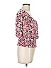 Maurices 100% Rayon Pink 3/4 Sleeve Blouse Size L - photo 4