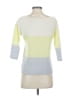 Pure Collection Color Block Yellow Pullover Sweater Size XS - photo 2