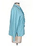 Magellan's Teal Long Sleeve Blouse Size S - photo 4