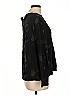 Wrap Black Long Sleeve Blouse Size 10 - photo 5