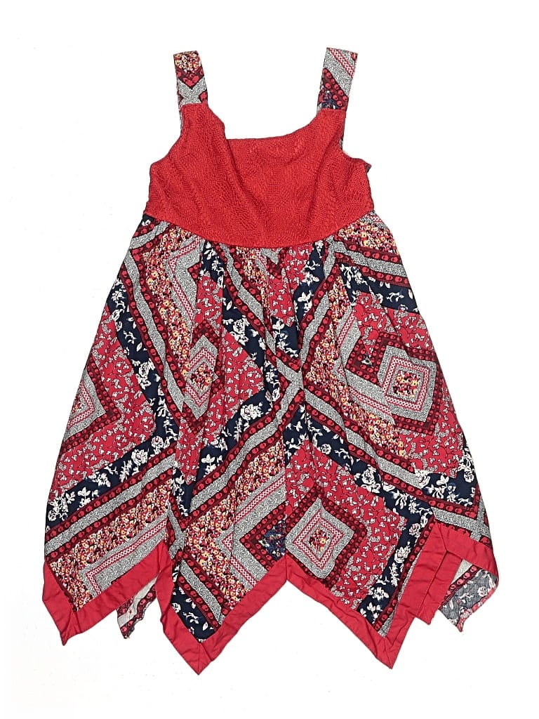 Pre-owned Blueberi Boulevard Kids' Dress In Red