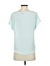 Banana Republic 100% Polyester Blue Short Sleeve Top Size XS - photo 2
