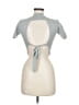 Zara Gray Short Sleeve Turtleneck Size M - photo 2