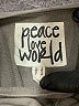 Peace Love World Green Sweatshirt Size S - photo 7