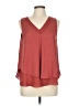 Tahari 100% Polyester Burgundy Sleeveless Blouse Size M - photo 1