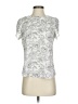 41Hawthorn 100% Polyester Paisley Silver Short Sleeve Blouse Size XS - photo 1