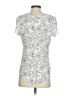 41Hawthorn 100% Polyester Paisley Silver Short Sleeve Blouse Size XS - photo 2