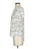 41Hawthorn 100% Polyester Paisley Silver Short Sleeve Blouse Size XS - photo 5