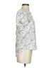 41Hawthorn 100% Polyester Paisley Silver Short Sleeve Blouse Size XS - photo 4