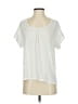 Ella Moss White Short Sleeve Top Size S - photo 1
