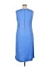 Karin Stevens Solid Blue Casual Dress Size 16 - photo 2
