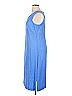 Karin Stevens Solid Blue Casual Dress Size 16 - photo 5