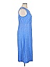 Karin Stevens Solid Blue Casual Dress Size 16 - photo 4